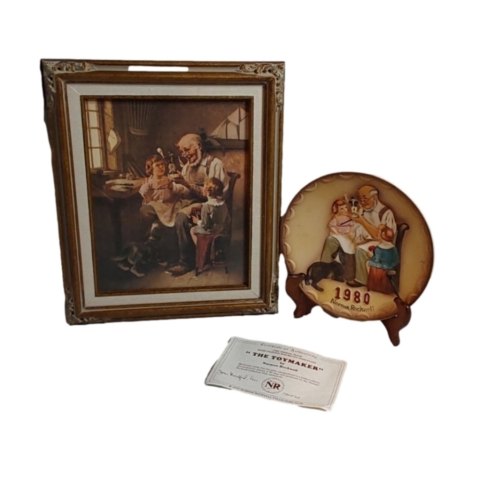The TOY MAKER BY NORMAN ROCKWELL